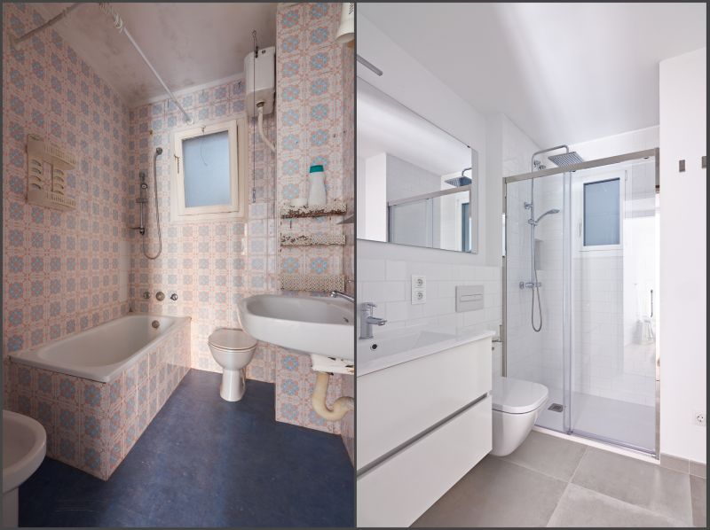 Before and After Bathtub Upgrade